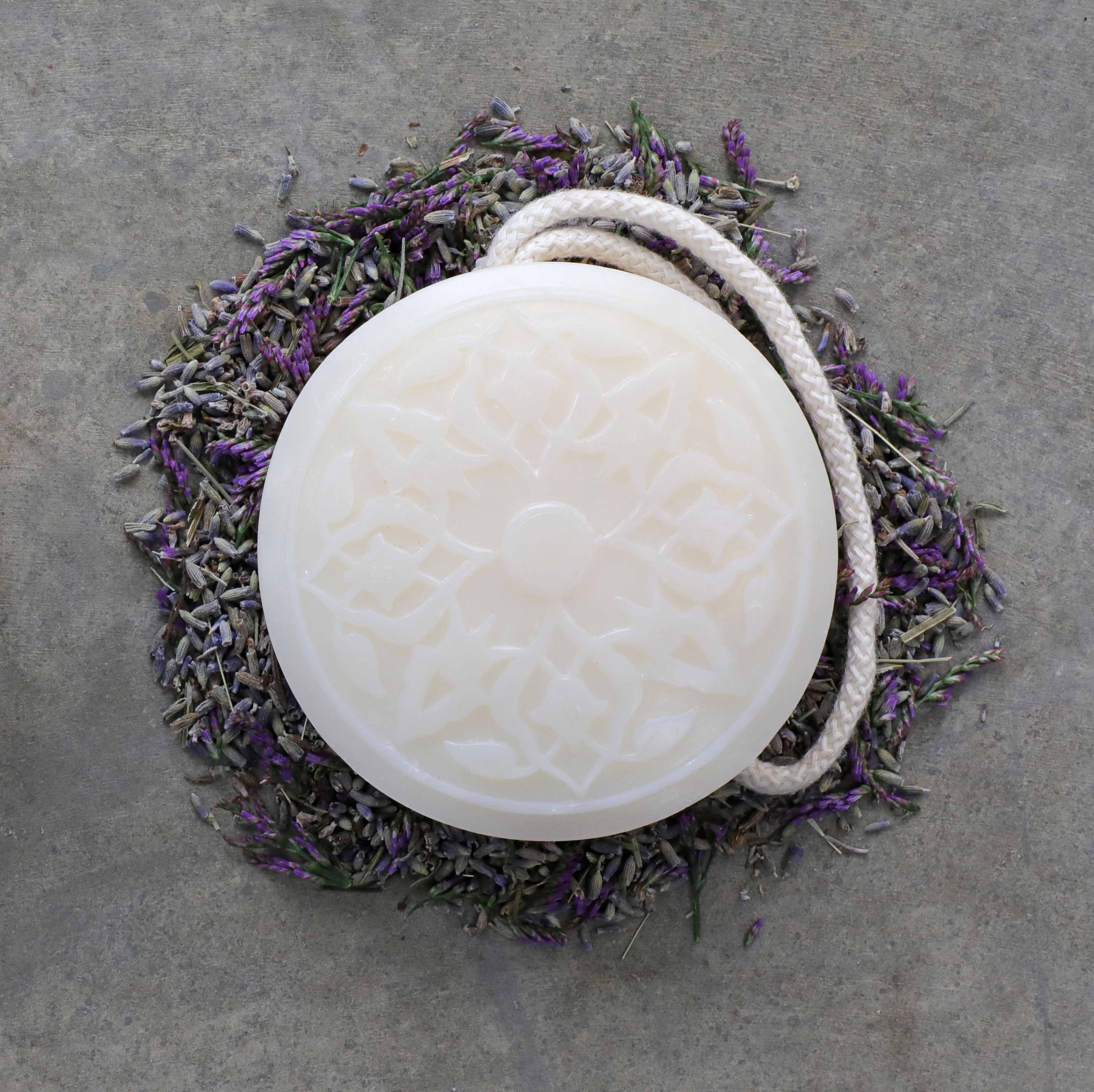 Lavender luxury hammam soap - relaxing natural body soap with lavender essential oil - handcrafted 350g