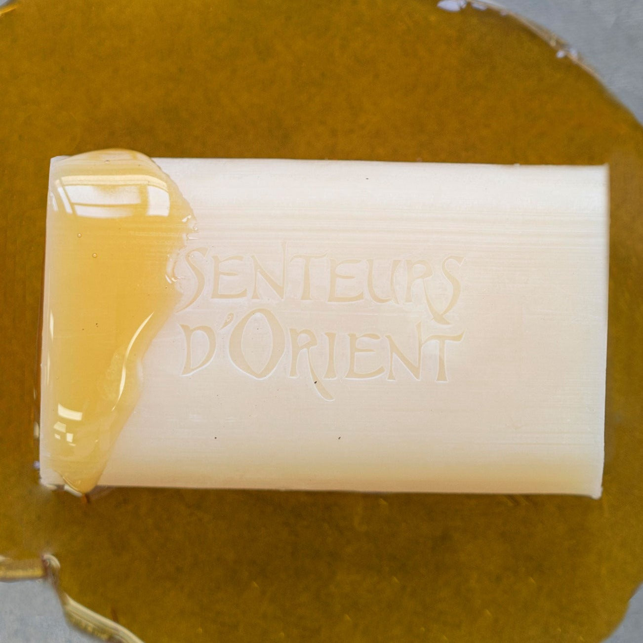 Honey natural rough-cut bar soap - nourishing bar with honey and botanicals - handcrafted Lebanese artisan