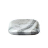 White Arabescato Marble Soap Plate Senteurs d'Orient